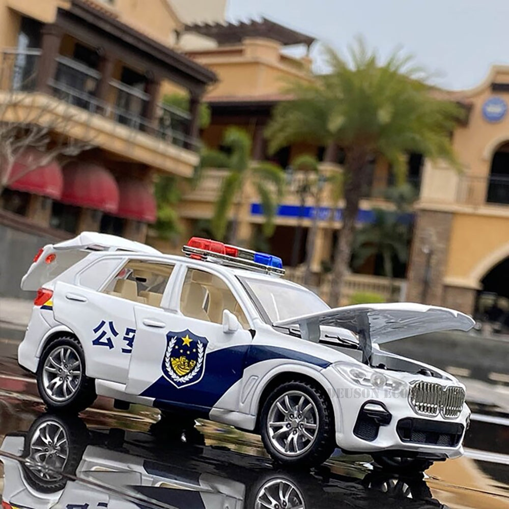 Bmw Police- Diecast Metal Car - Scale 1:32