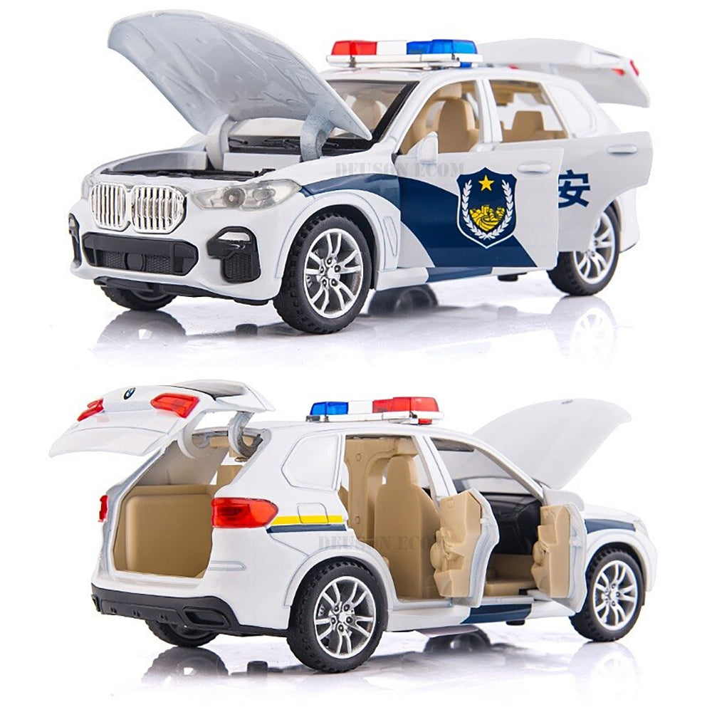 Bmw Police- Diecast Metal Car - Scale 1:32