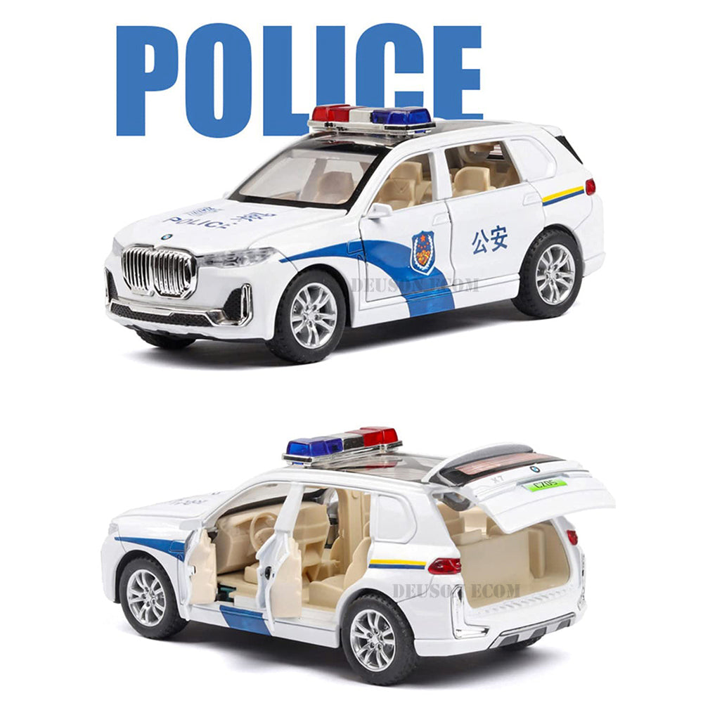 Bmw Police- Diecast Metal Car - Scale 1:32