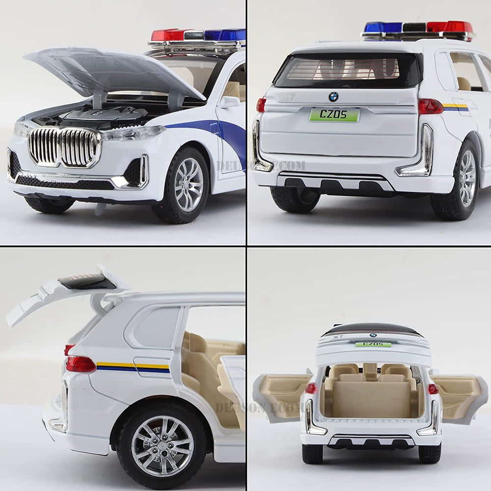 Bmw Police- Diecast Metal Car - Scale 1:32