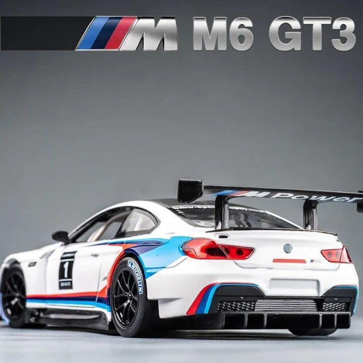 Bmw M8 Gte - Diecast Metal Car - Scale 1:24/1:32