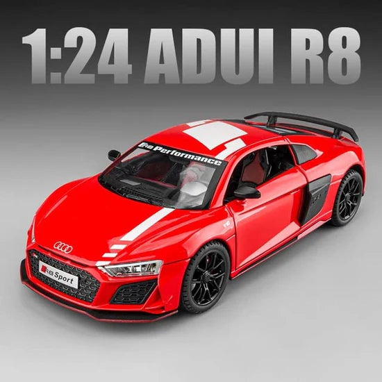 Audi R8 V10 - Diecast Metal Car - Scale 1:24/1:32