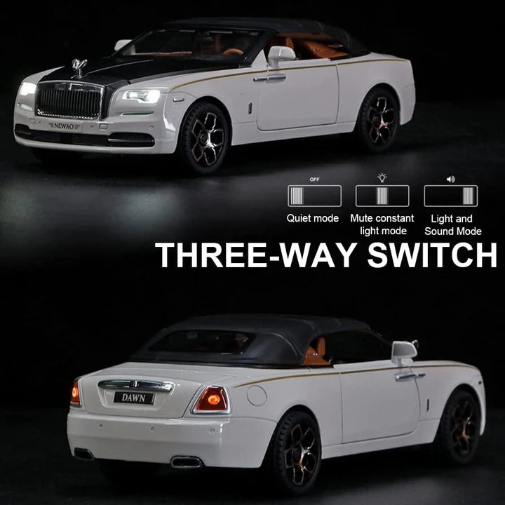 Rolls-Royce Convertible Super Sports - Diecast Metal Car - Scale 1:24