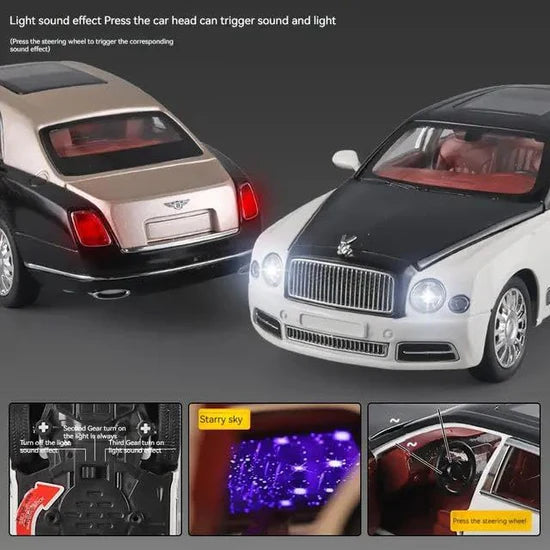 Bentley Mulsanne- Diecast Metal Car - Scale 1:24