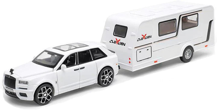 Rolls Royce Cullinan Trailer - Diecast Metal Car - Scale 1:24