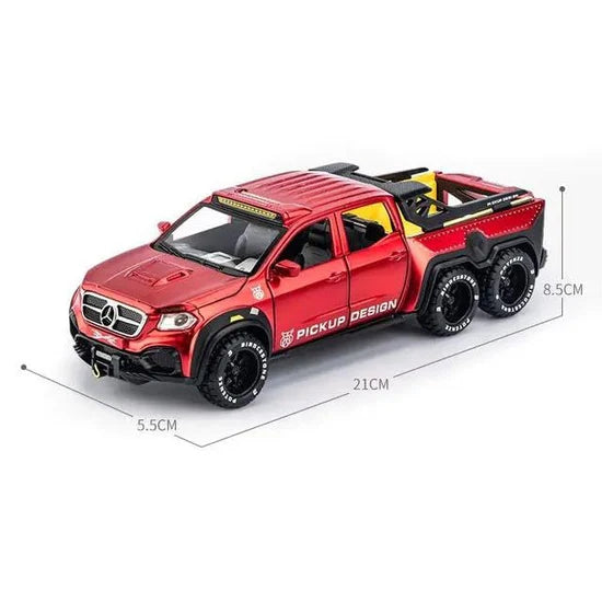 BIG SIZE MERCEDES AMG 6*6 - Diecast Metal Car - Scale 1:24