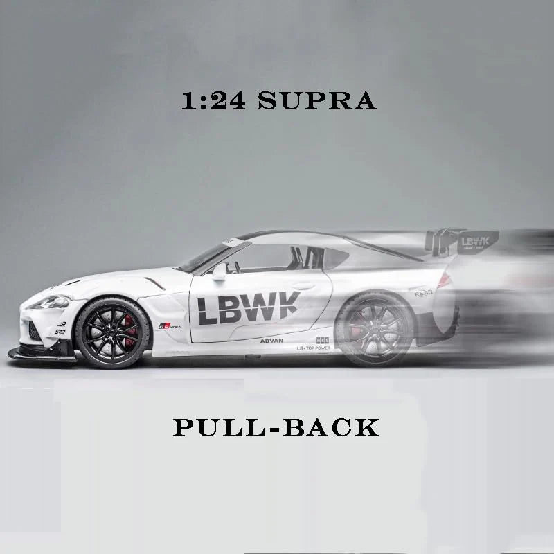 LBWK Toyota Supra GR - Diecast Metal Car - Scale 1:24
