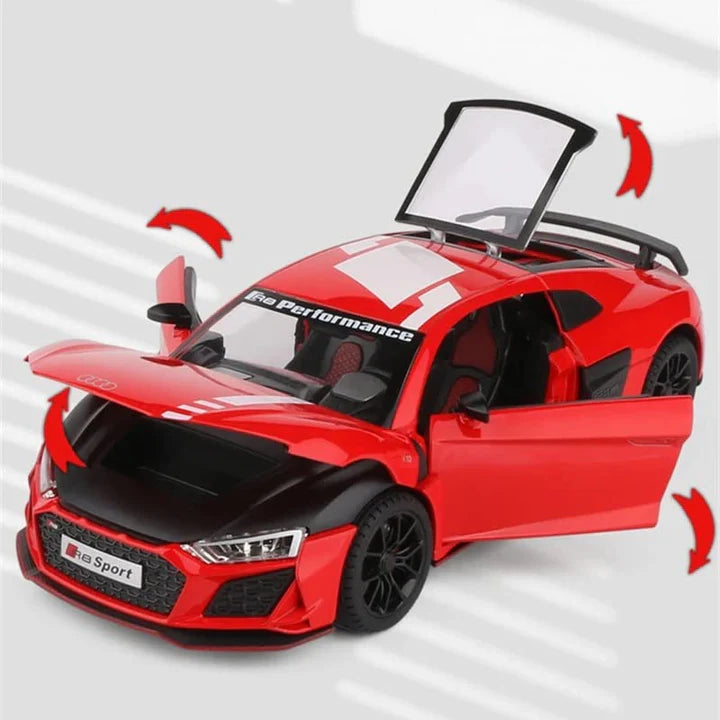 Audi R8 V10 - Diecast Metal Car - Scale 1:24/1:32