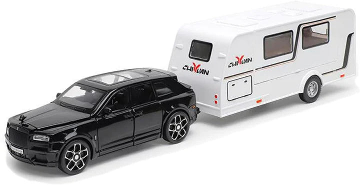 Rolls Royce Cullinan Trailer - Diecast Metal Car - Scale 1:24