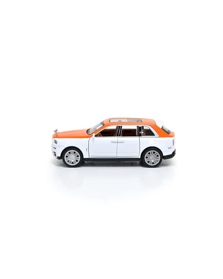 Rolls Royce Cullinan Orange - Diecast Metal Car - Scale 1:24
