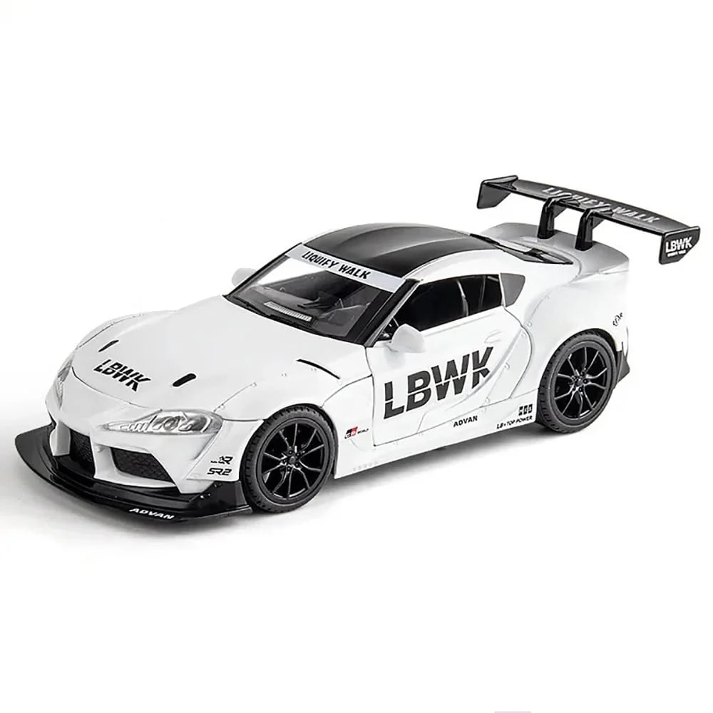 LBWK Toyota Supra GR - Diecast Metal Car - Scale 1:24