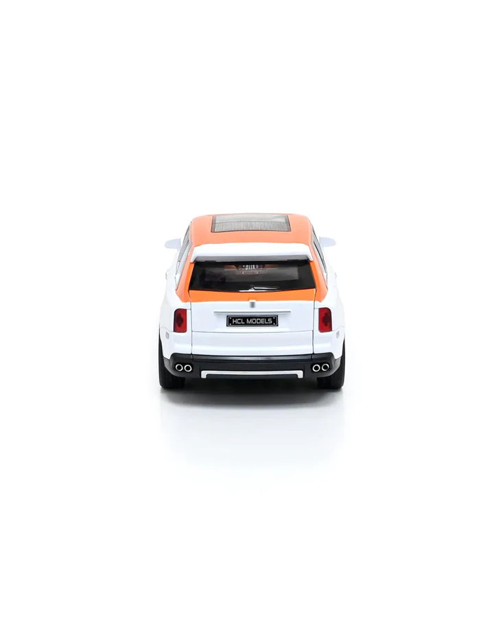 Rolls Royce Cullinan Orange - Diecast Metal Car - Scale 1:24