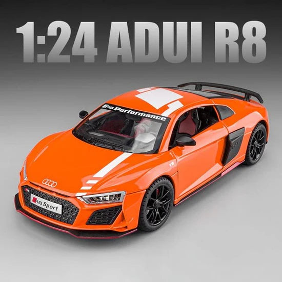 Audi R8 V10 - Diecast Metal Car - Scale 1:24/1:32