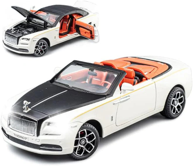 Rolls-Royce Convertible Super Sports - Diecast Metal Car - Scale 1:24