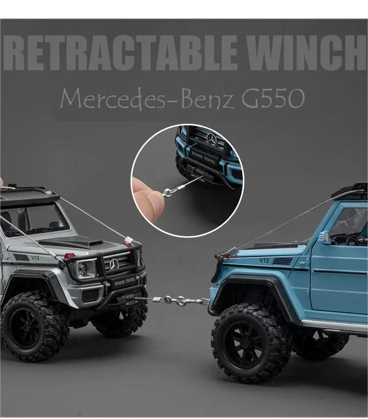 Mercedes-benz Brabus G550 - Diecast Metal Car - Scale 1:24