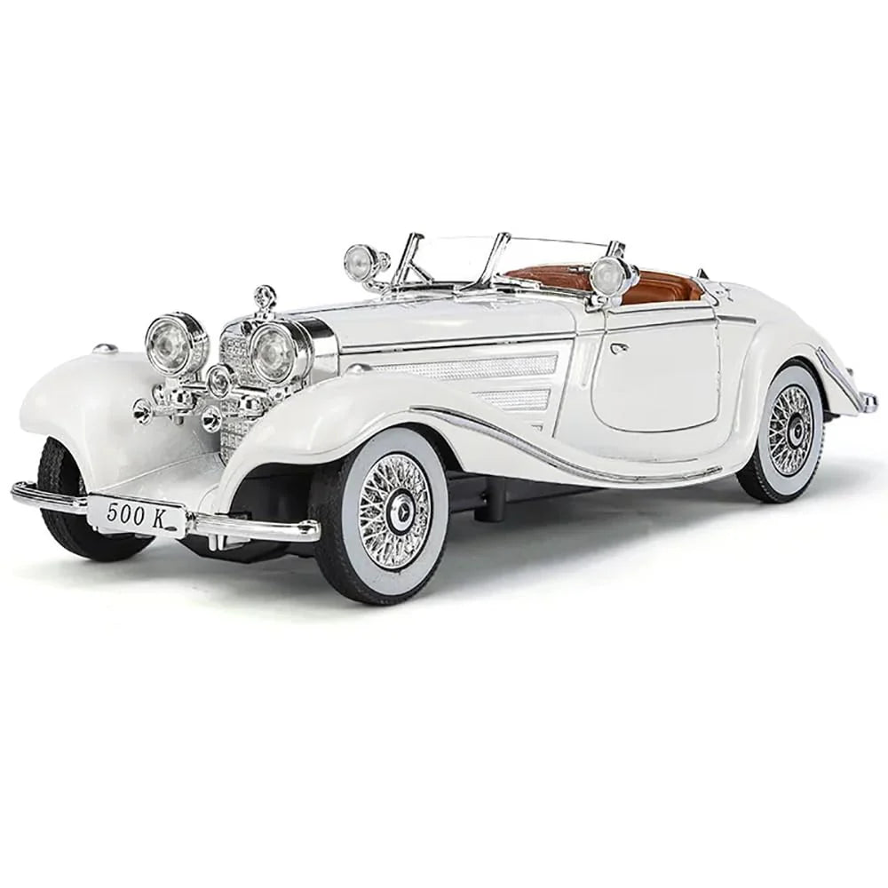 1936 Mercedes-Benz 500K - Diecast Metal Car - Scale 1:24