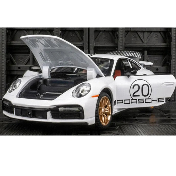 Porsche Turbo 911 - Diecast Metal Car - Scale 1:32 / 1:24