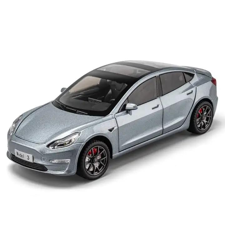 Tesla Model 3 - Diecast Metal Car - Scale 1:24