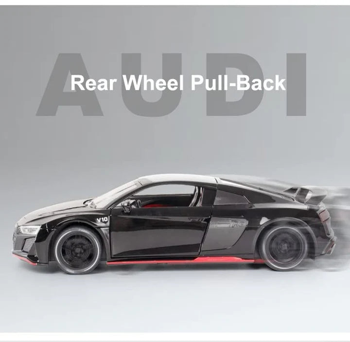 Audi R8 V10 - Diecast Metal Car - Scale 1:24/1:32