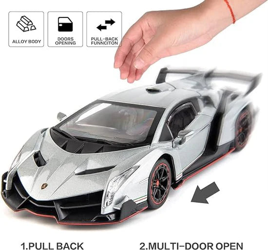 Lamborghini Veneno  - Diecast Metal Car - Scale 1:24