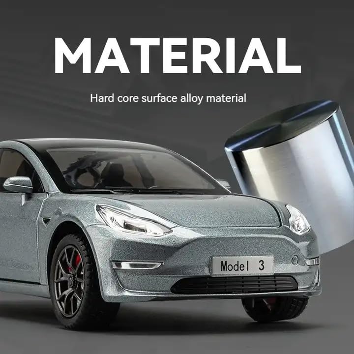 Tesla Model 3 - Diecast Metal Car - Scale 1:24