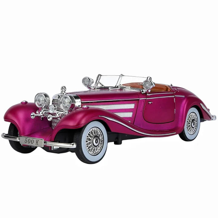 1936 Mercedes-Benz 500K - Diecast Metal Car - Scale 1:24