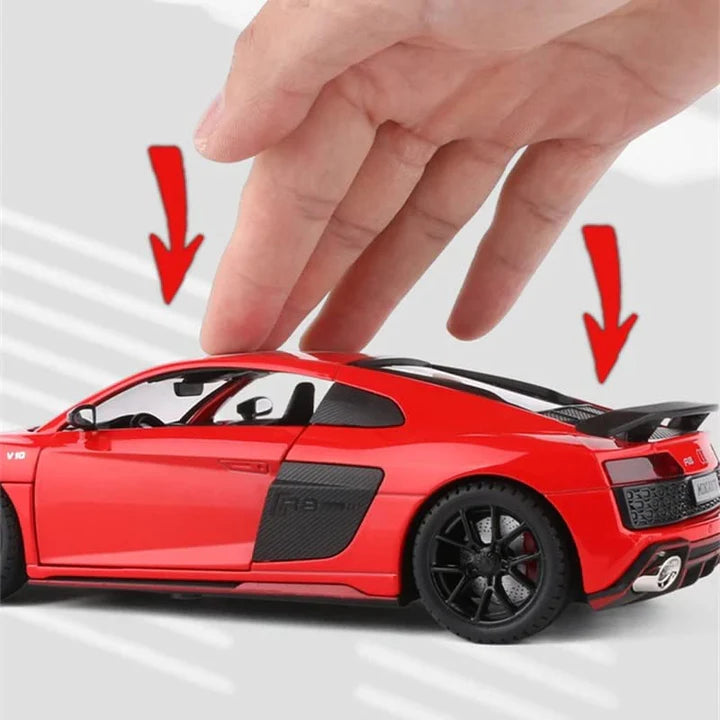 Audi R8 V10 - Diecast Metal Car - Scale 1:24/1:32