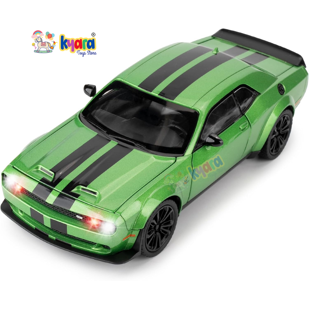 Dodge Challenger Srt Hellcat - Diecast Metal Car - Scale 1:24