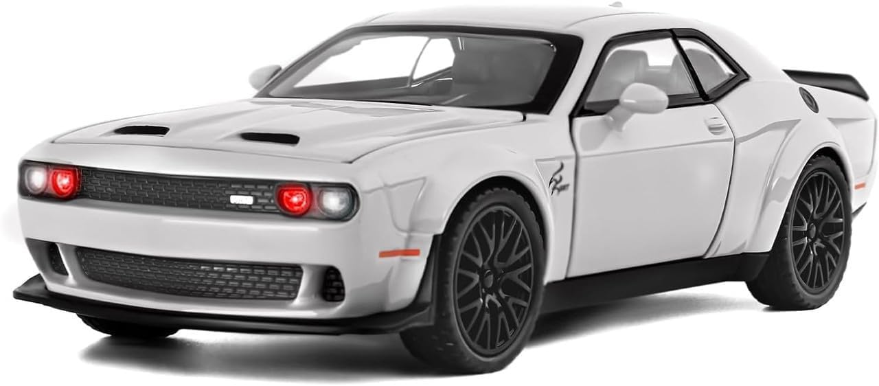 Dodge Challenger Hellcat - Diecast Metal Car - Scale 1:24