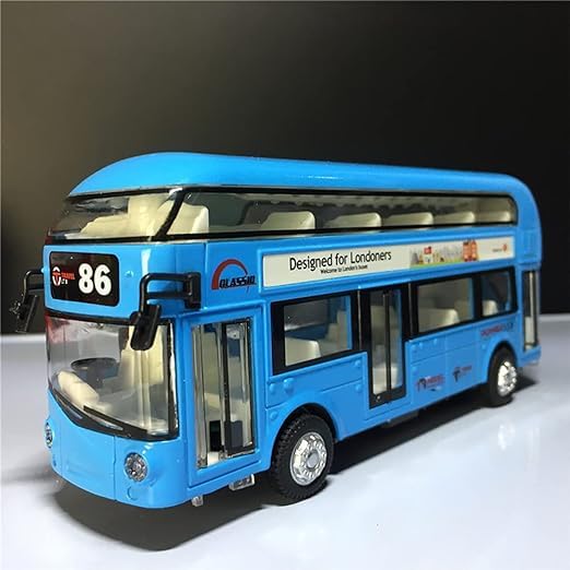 London Long Bus Double Decker - Diecast Metal
