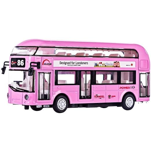 London Long Bus Double Decker - Diecast Metal