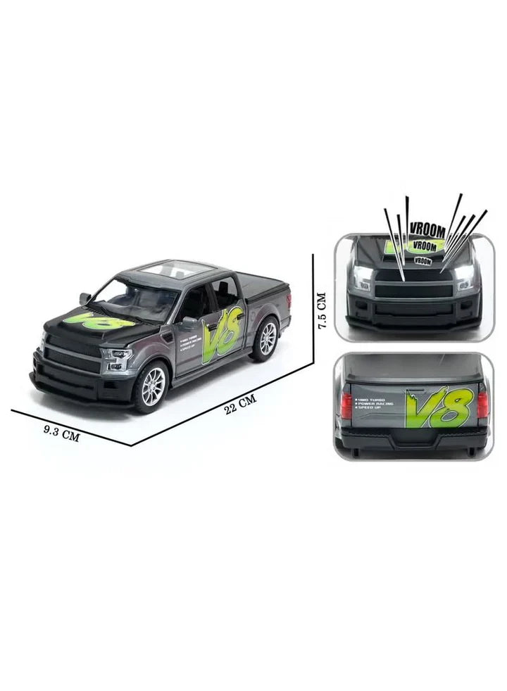 Raptor F150 Pickup Truck - Diecast Metal Car - Scale 1:24