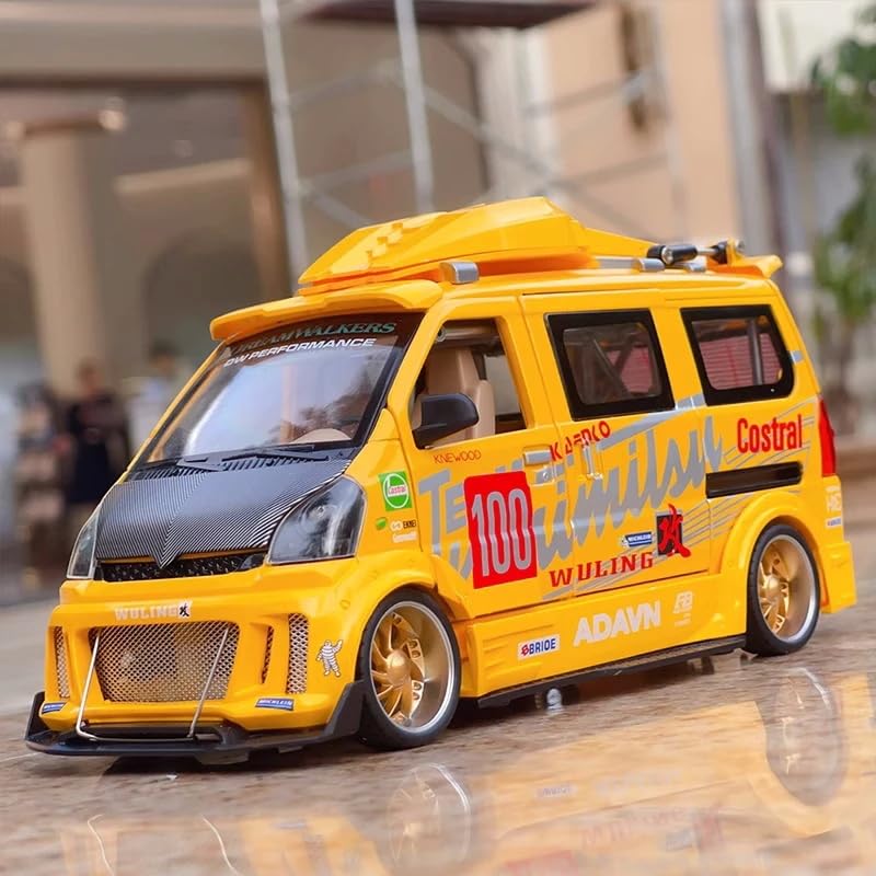 Wuling Track Sports Van - Diecast Metal Car - Scale 1:24