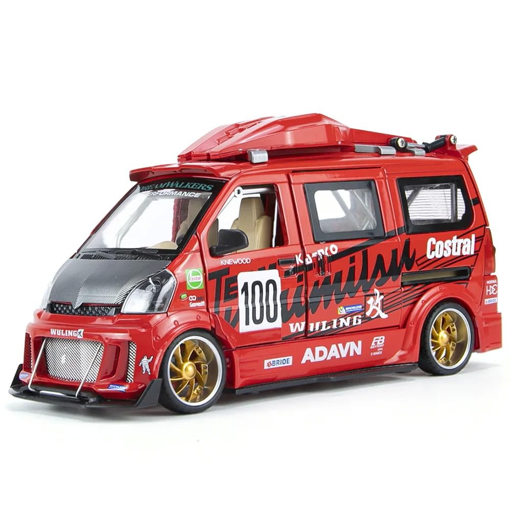 Wuling Track Sports Van - Diecast Metal Car - Scale 1:24