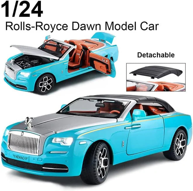 Rolls-Royce Convertible Super Sports - Diecast Metal Car - Scale 1:24
