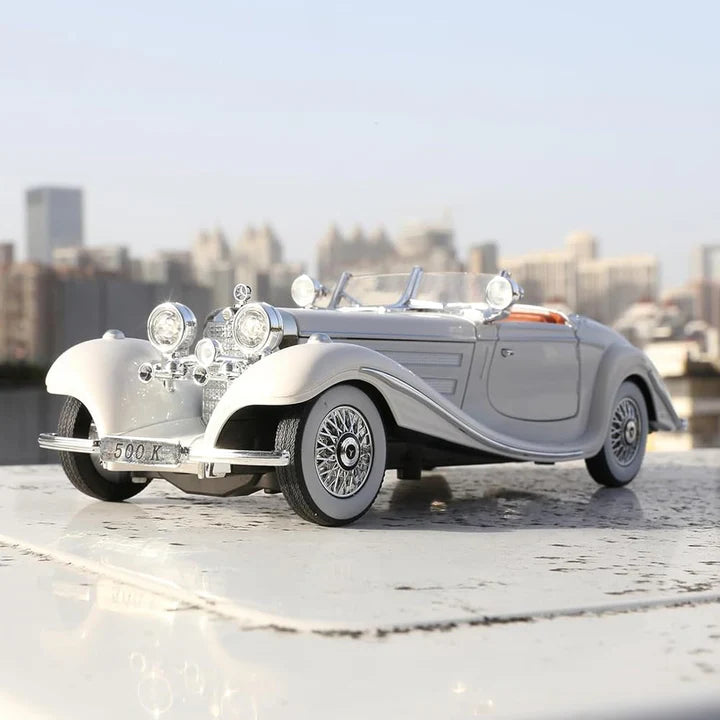 1936 Mercedes-Benz 500K - Diecast Metal Car - Scale 1:24