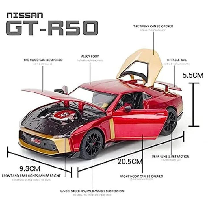 Nissan Gtr-50 Sport - Diecast Metal Car - Scale 1:24