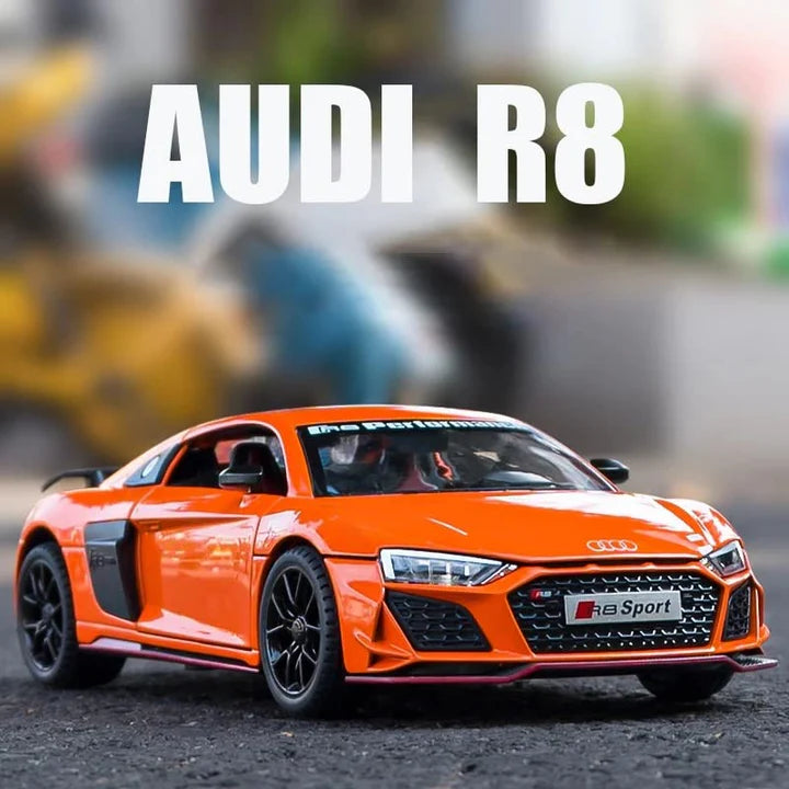 Audi R8 V10 - Diecast Metal Car - Scale 1:24/1:32