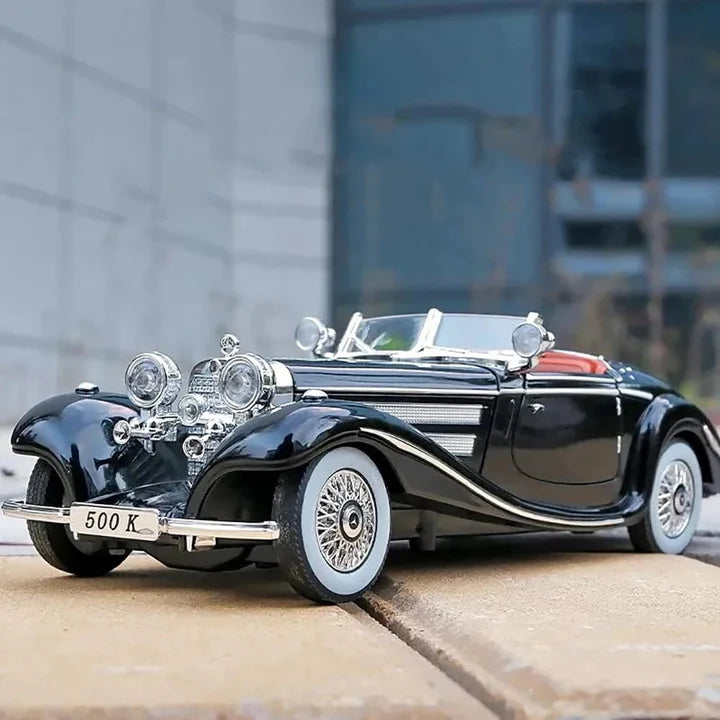 1936 Mercedes-Benz 500K - Diecast Metal Car - Scale 1:24