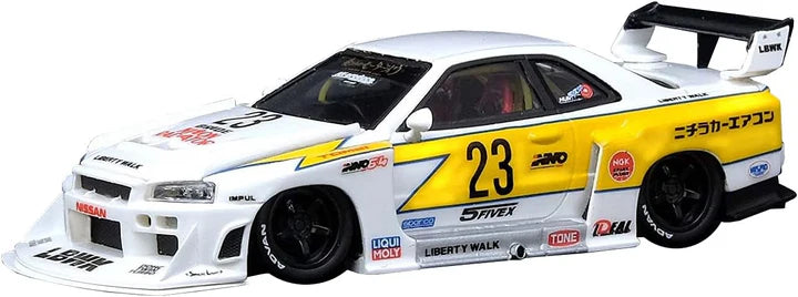 Lbwk Nissan E-r34 Super Silhouette Skyline Gtr - Diecast Metal Car - Scale 1:24