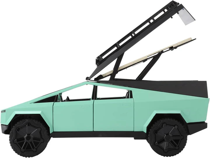 Tesla Cybertruck Pickup Camping RV - Diecast Metal Car - Scale 1:24