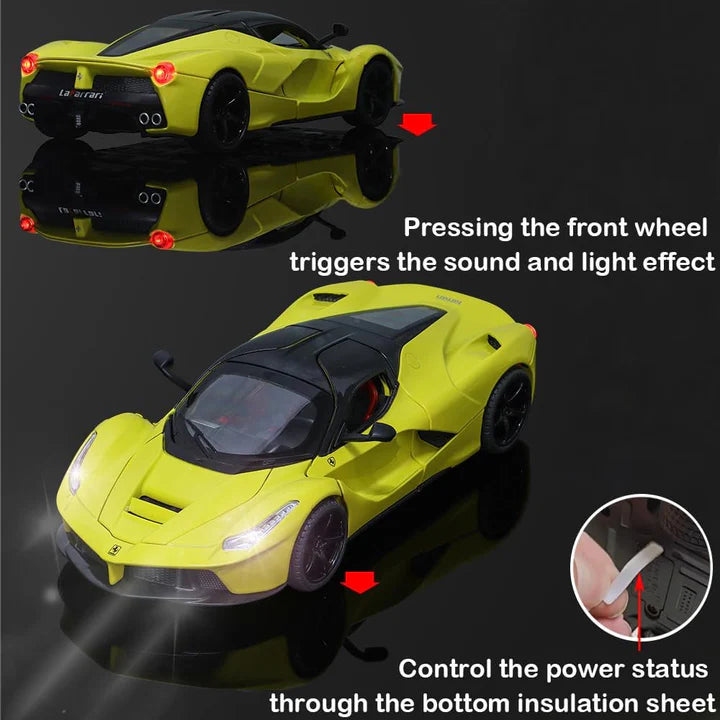 BIG SIZE LAFERRARI SPORT- Diecast Metal Car - Scale 1:24