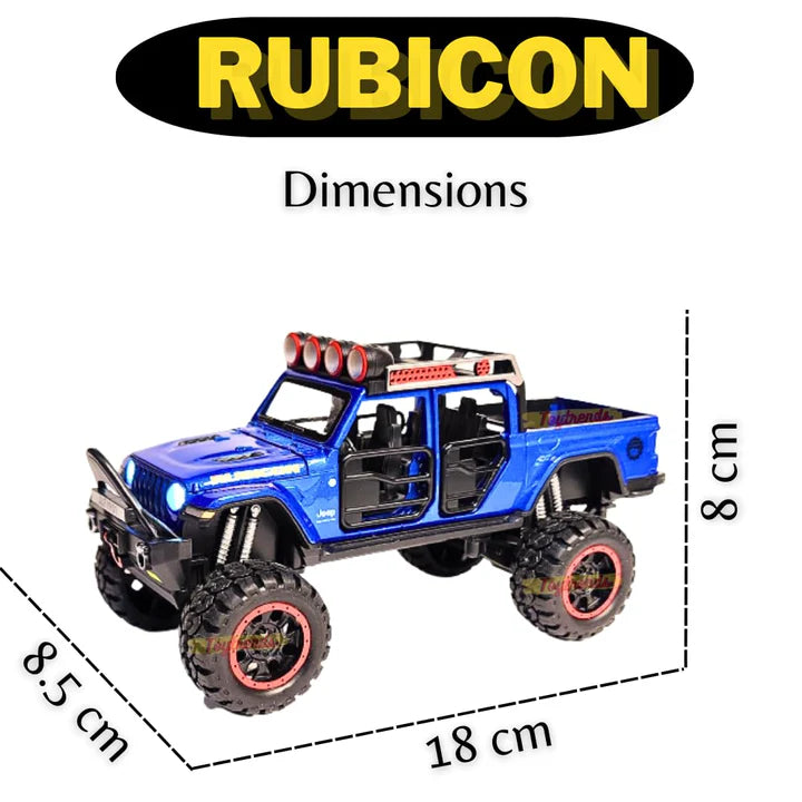 Jeep Car Ru Bcon - Diecast Metal Car - Scale 1:32