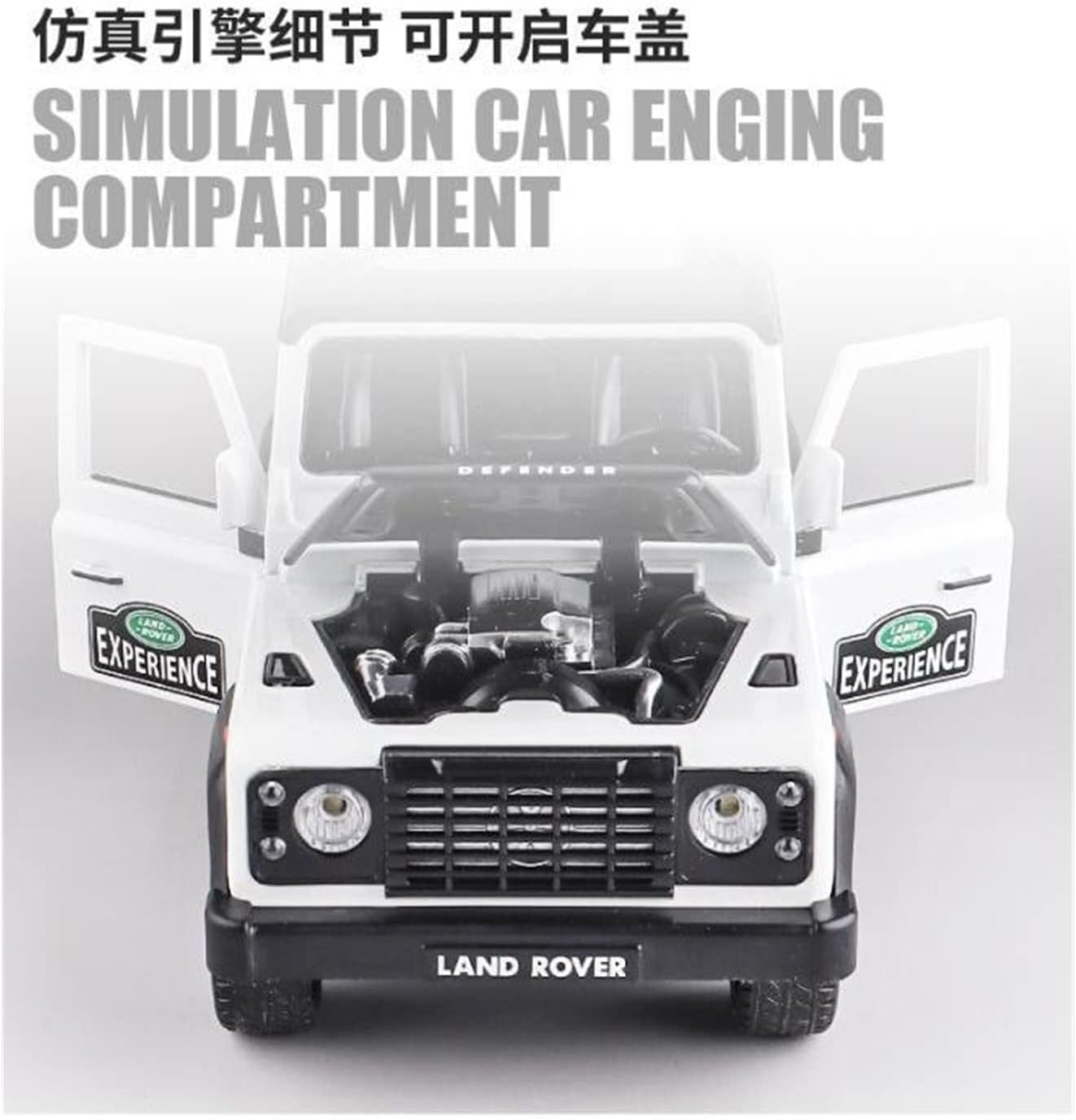 Land Rover Defender Experience Model - Diecast Metal Car - Scale 1:32