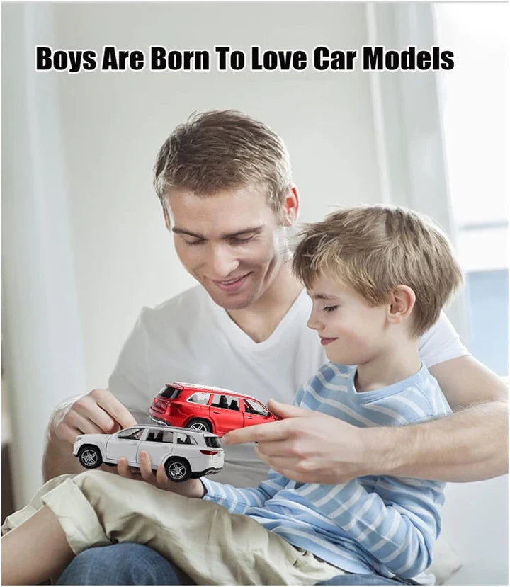 Rolls Royce Cullinan White-Red - Diecast Metal Car - Scale 1:24