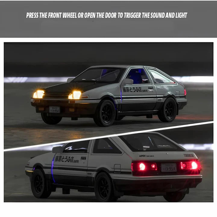 Toyota AE86 - Diecast Metal Car - Scale 1:32