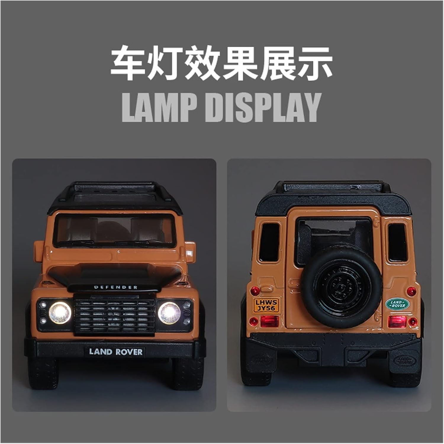 Land Rover Defender Experience Model - Diecast Metal Car - Scale 1:32