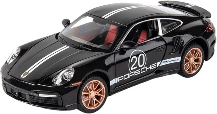 Porsche Turbo 911 - Diecast Metal Car - Scale 1:32 / 1:24