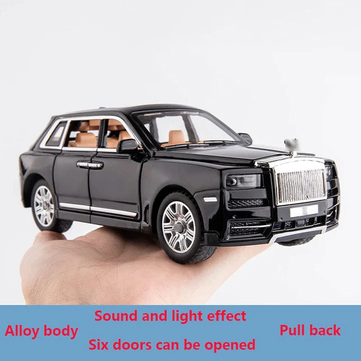 Rolls Royce Cullinan Black - Diecast Metal Car - Scale 1:24 / 1:32