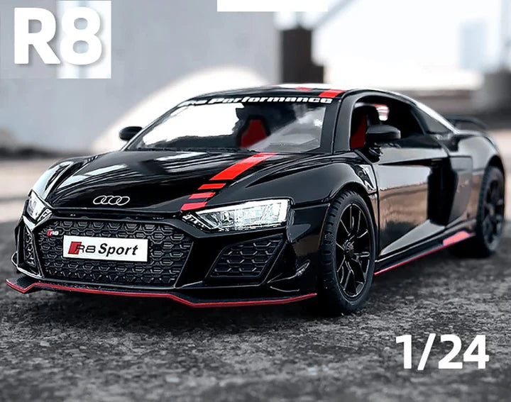 Audi R8 V10 - Diecast Metal Car - Scale 1:24/1:32
